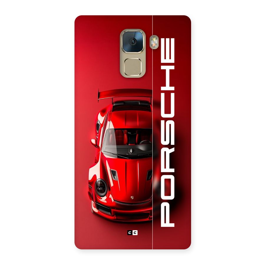 Red Porsche Back Case for Honor 7