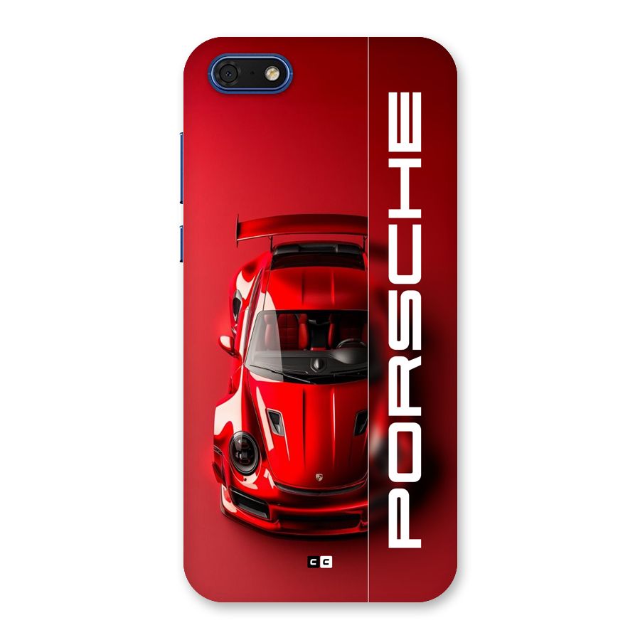 Red Porsche Back Case for Honor 7s