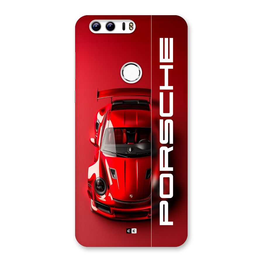 Red Porsche Back Case for Honor 8