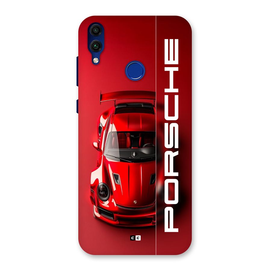 Red Porsche Back Case for Honor 8C