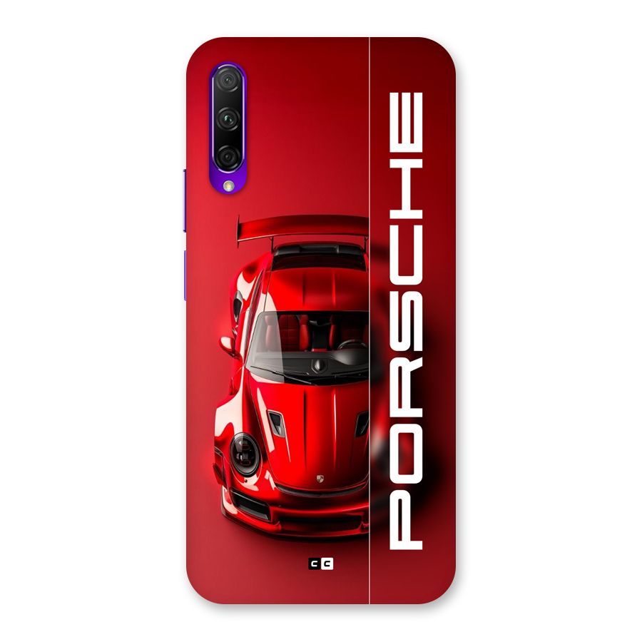 Red Porsche Back Case for Honor 9X Pro
