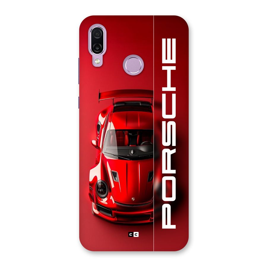 Red Porsche Back Case for Honor Play