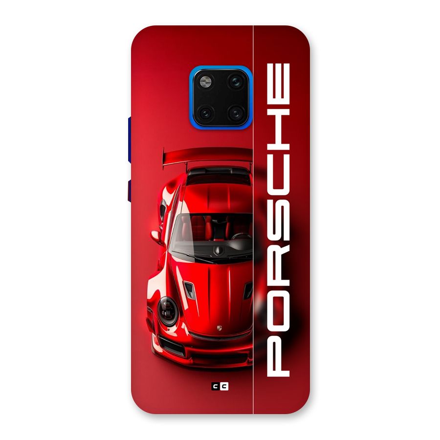 Red Porsche Back Case for Huawei Mate 20 Pro