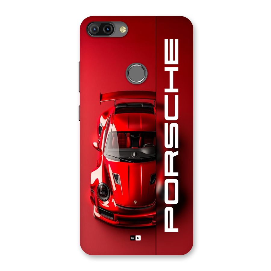 Red Porsche Back Case for Infinix Hot 6 Pro