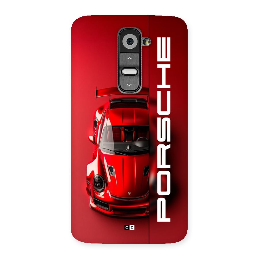 Red Porsche Back Case for LG G2