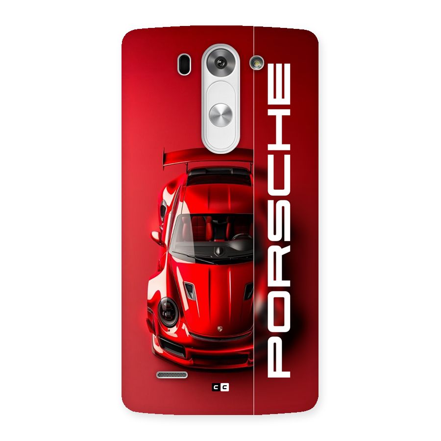Red Porsche Back Case for LG G3 Beat