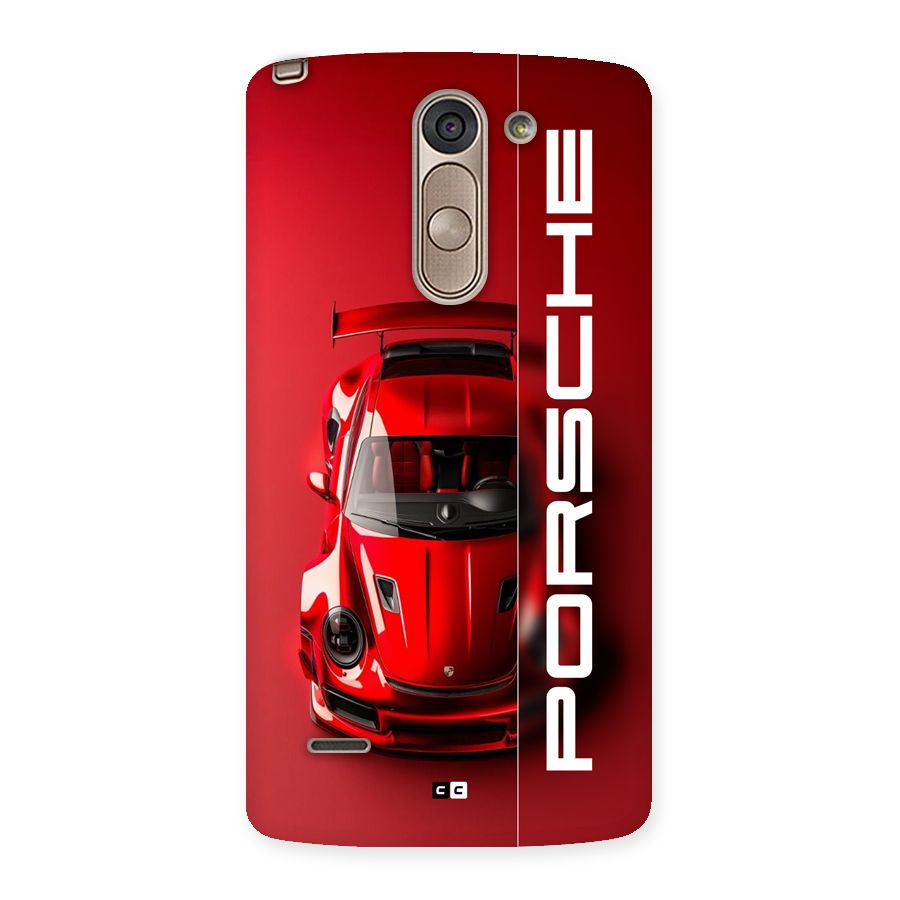 Red Porsche Back Case for LG G3 Stylus