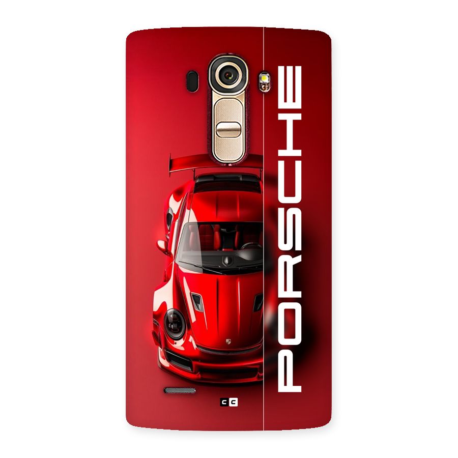 Red Porsche Back Case for LG G4