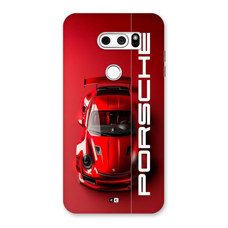 Red Porsche Back Case for LG V30