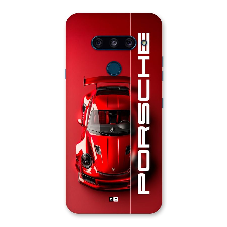 Red Porsche Back Case for LG  V40 ThinQ