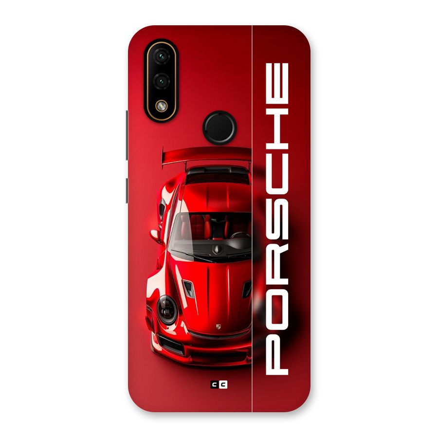 Red Porsche Back Case for Lenovo A6 Note