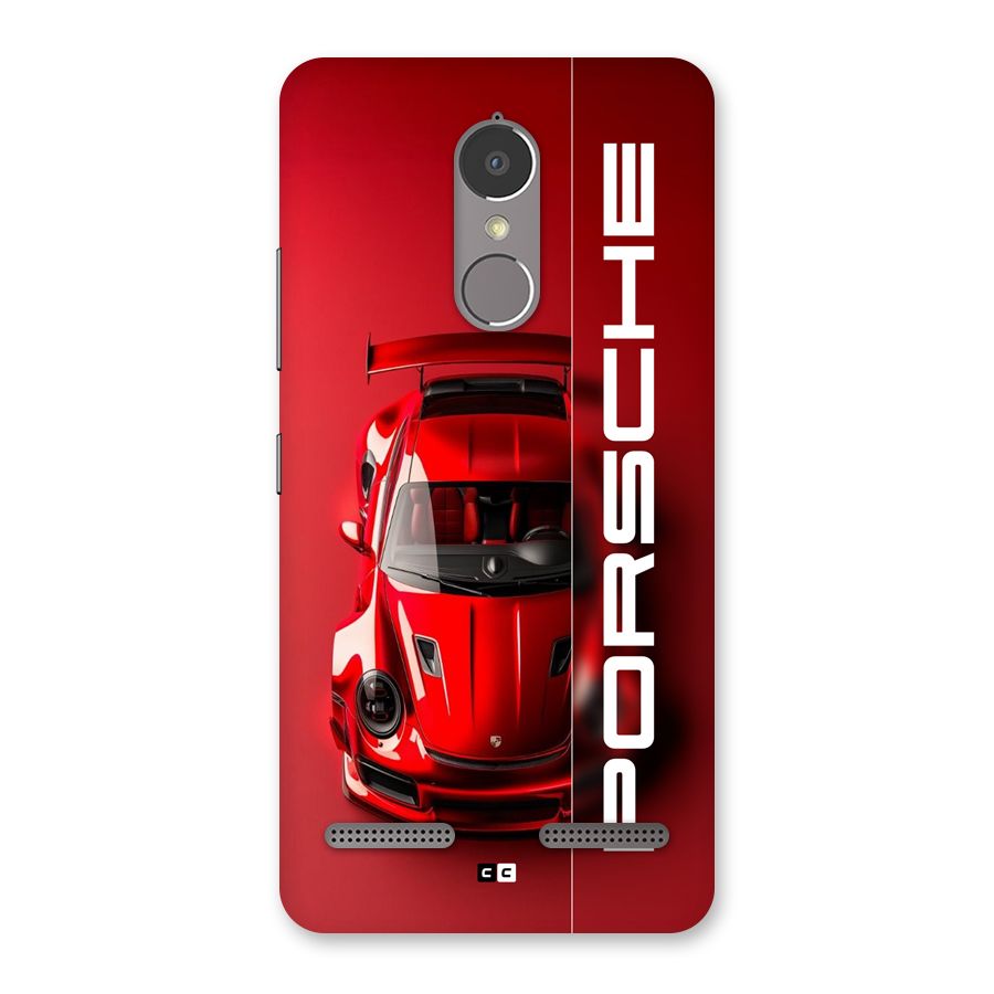 Red Porsche Back Case for Lenovo K6