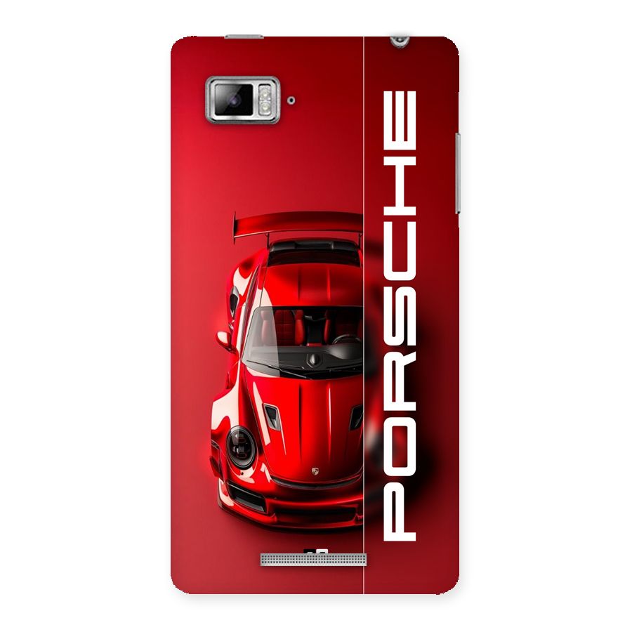 Red Porsche Back Case for Lenovo Vibe Z K910