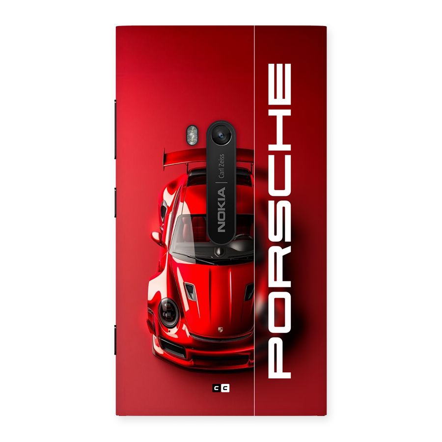 Red Porsche Back Case for Lumia 920