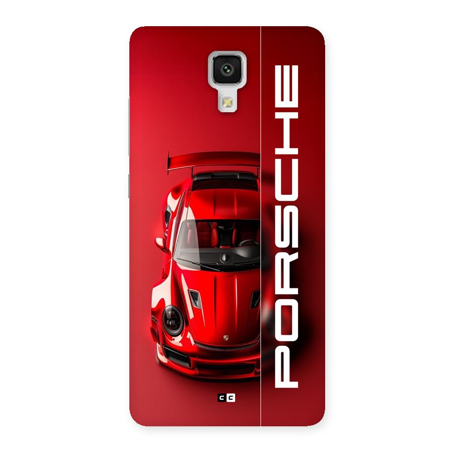 Red Porsche Back Case for Mi4