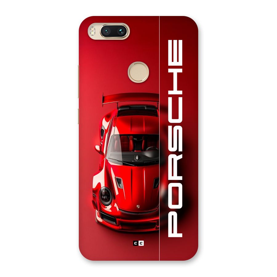 Red Porsche Back Case for Mi A1