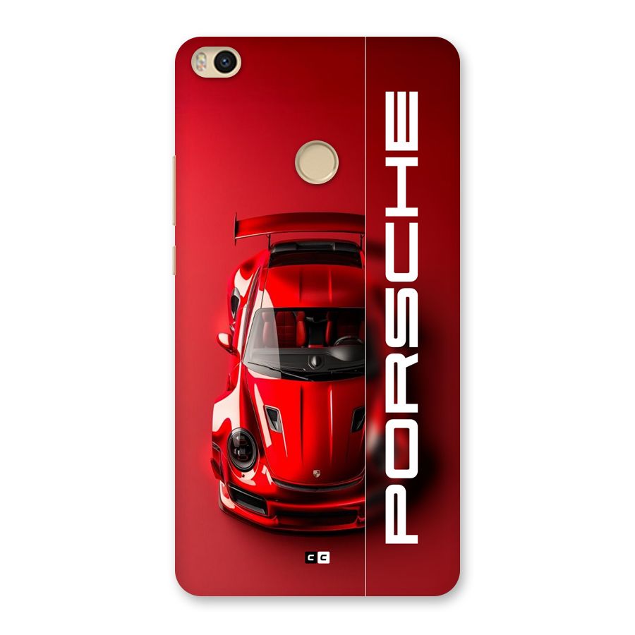 Red Porsche Back Case for Mi Max 2