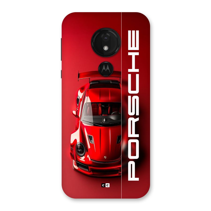 Red Porsche Back Case for Moto G7 Power