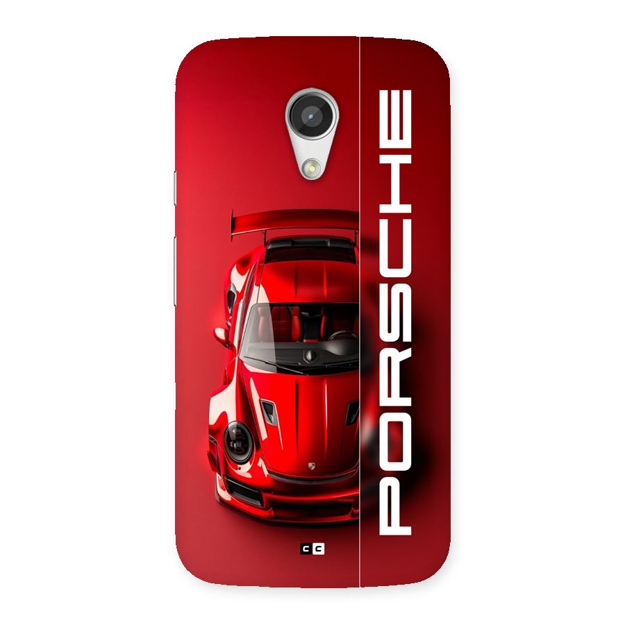 Red Porsche Back Case for Moto G 2nd Gen