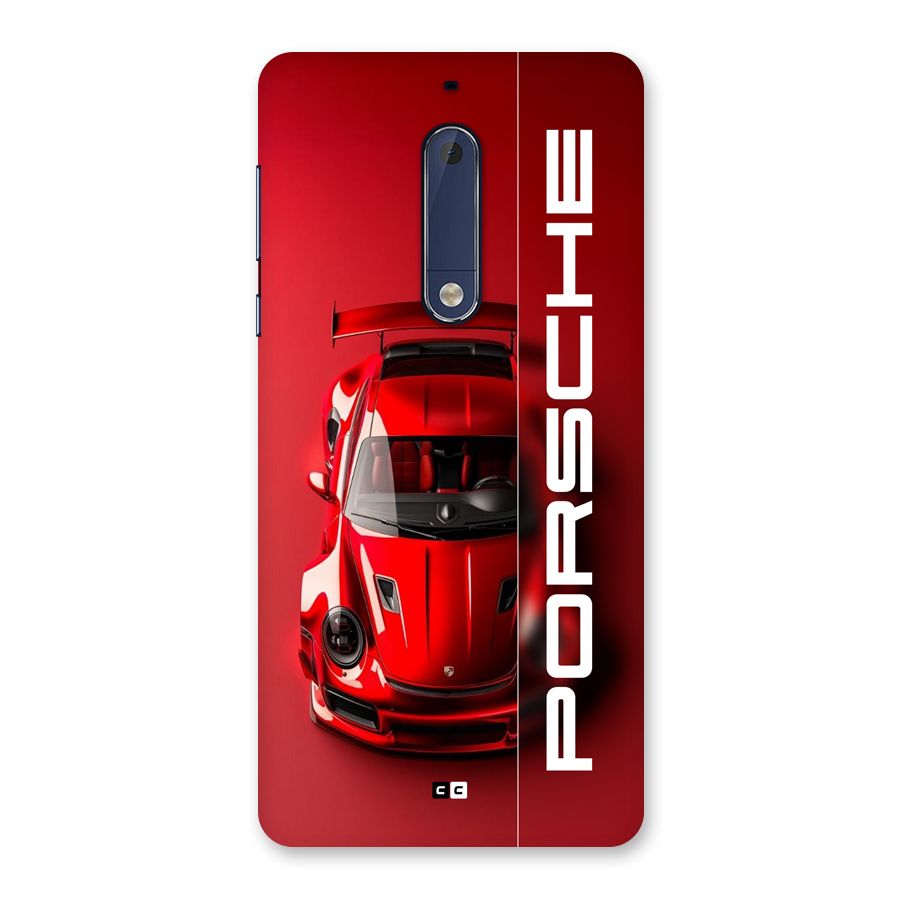 Red Porsche Back Case for Nokia 5