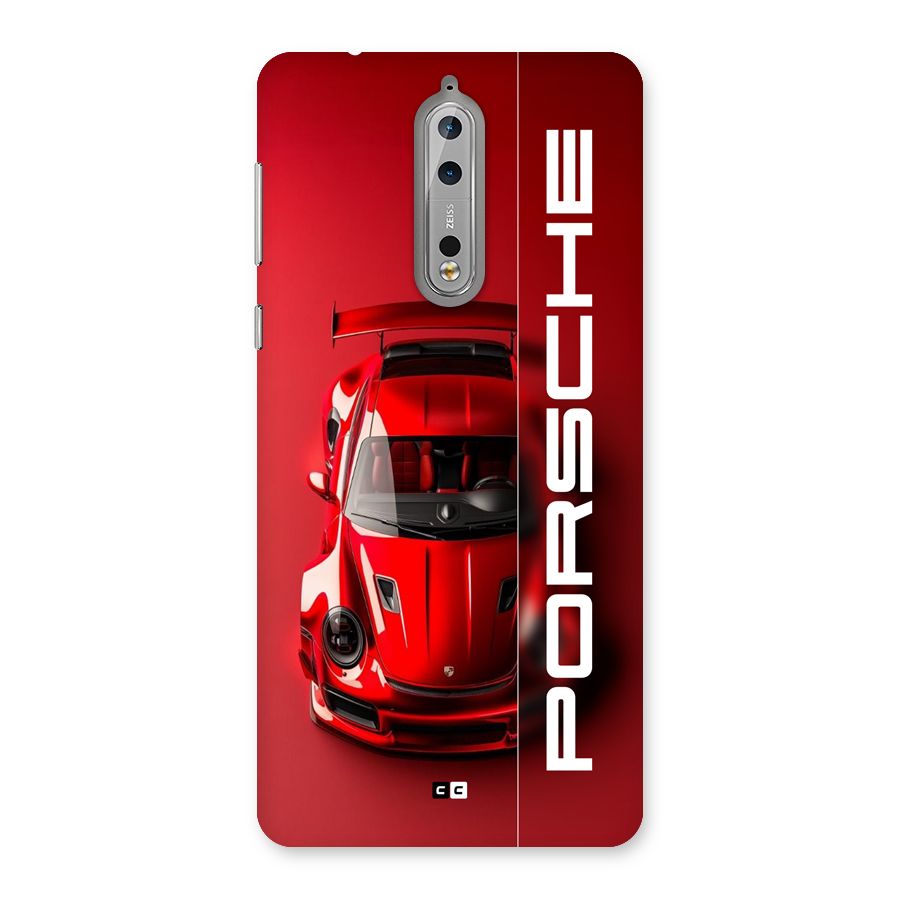 Red Porsche Back Case for Nokia 8