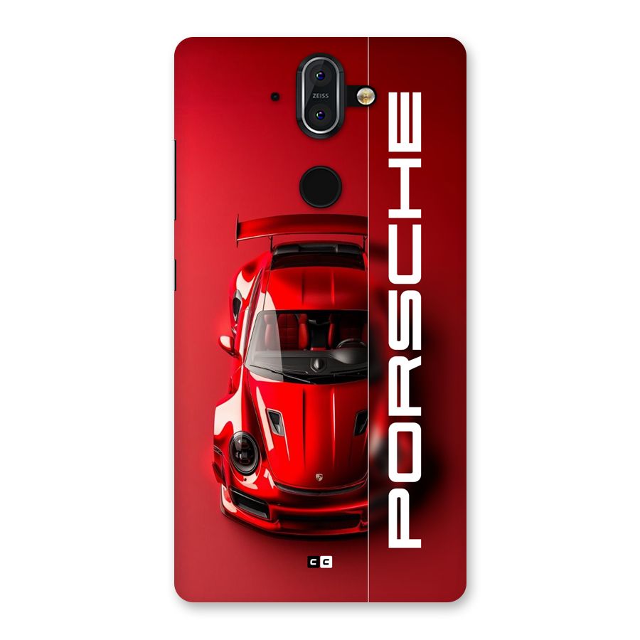 Red Porsche Back Case for Nokia 8 Sirocco