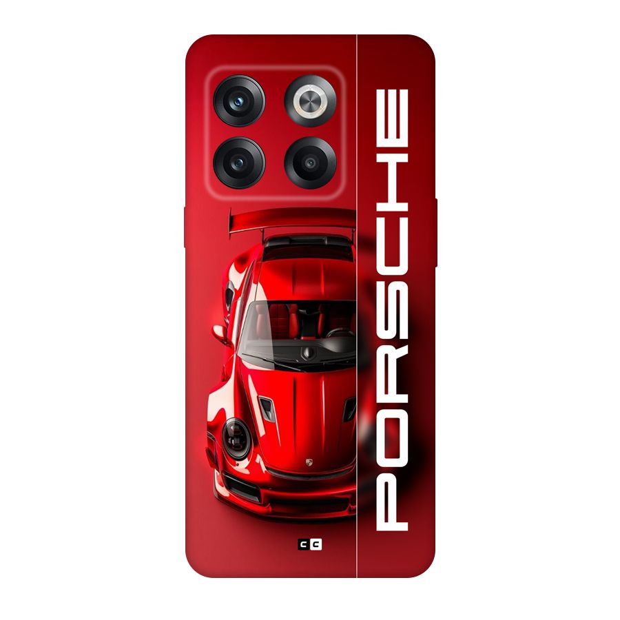 Red Porsche Back Case for OnePlus 10T
