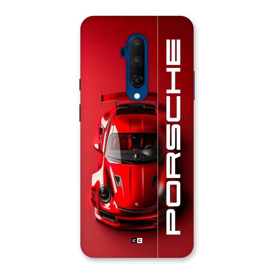 Red Porsche Back Case for OnePlus 7T Pro