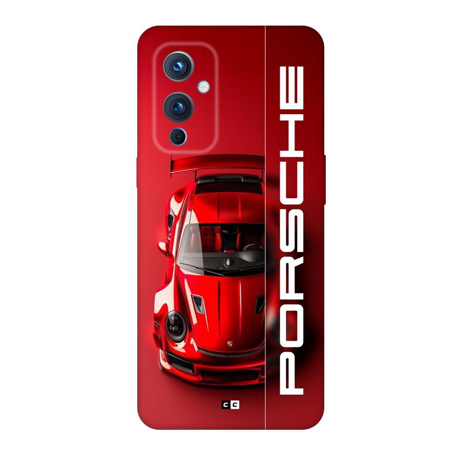 Red Porsche Back Case for OnePlus 9