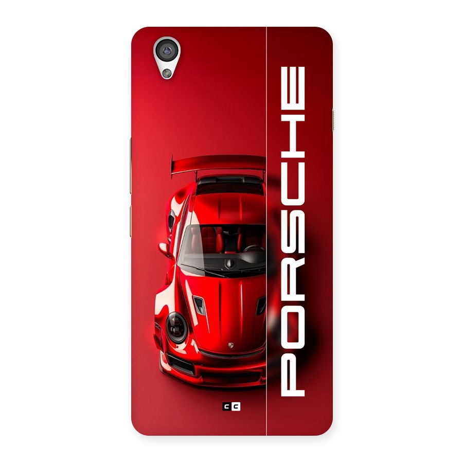 Red Porsche Back Case for OnePlus X
