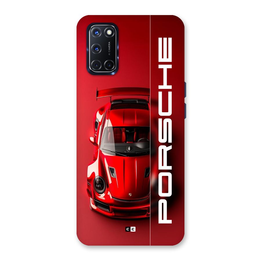 Red Porsche Back Case for Oppo A52