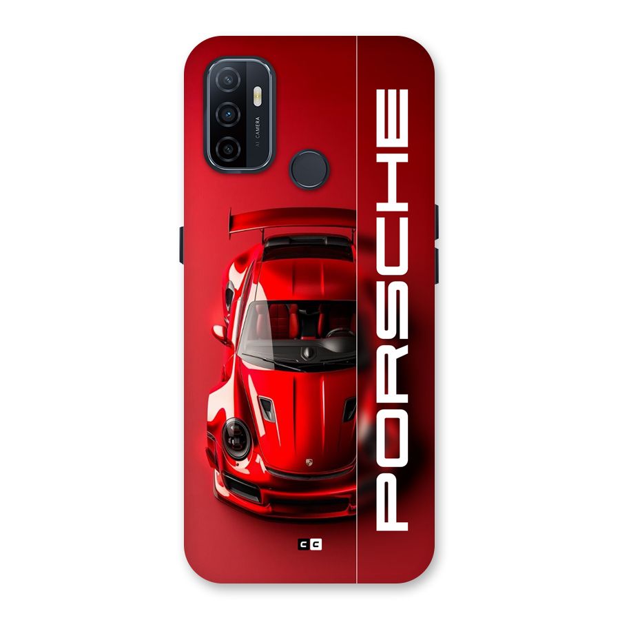 Red Porsche Back Case for Oppo A53