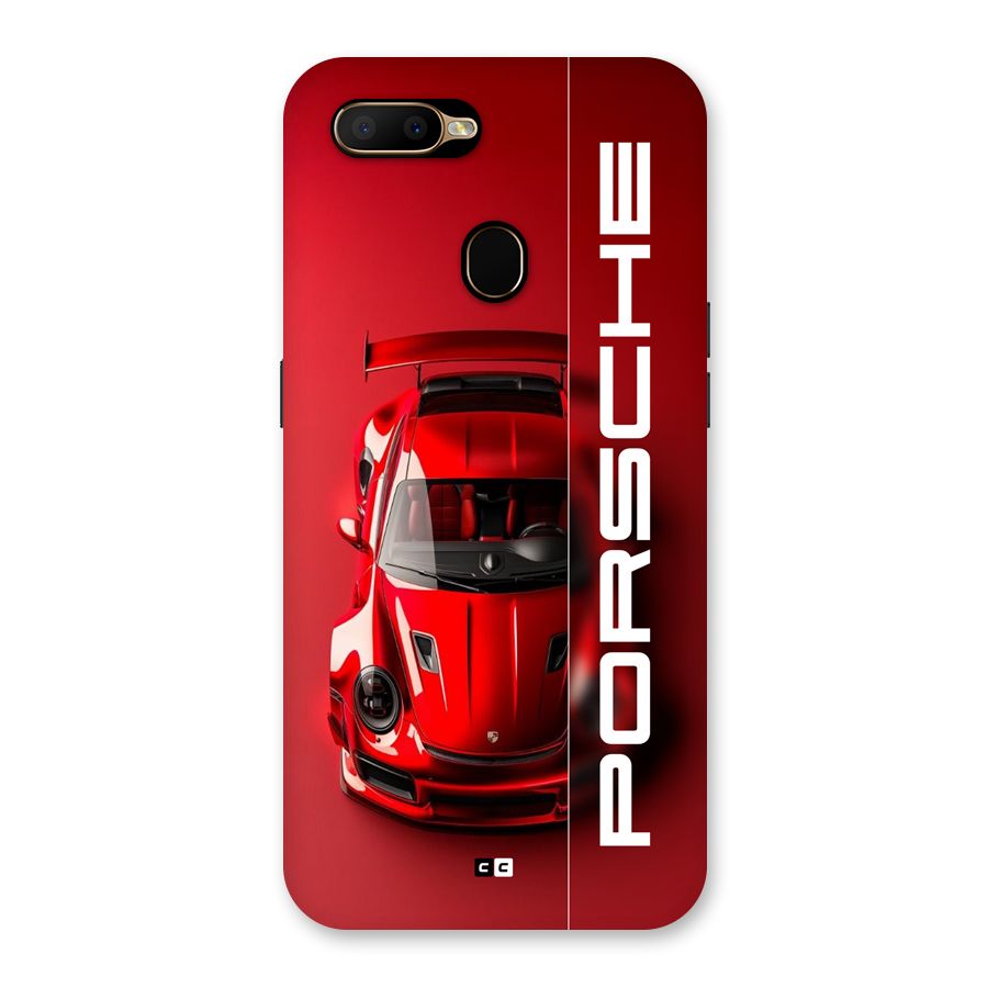 Red Porsche Back Case for Oppo A5s
