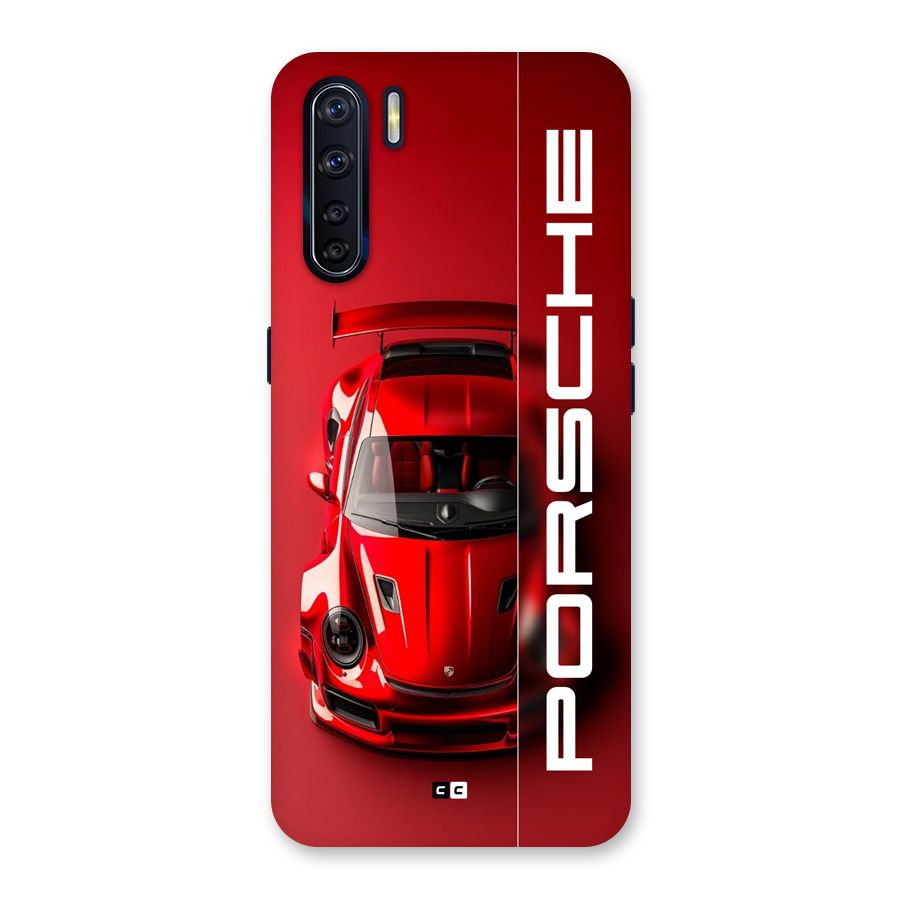 Red Porsche Back Case for Oppo F15