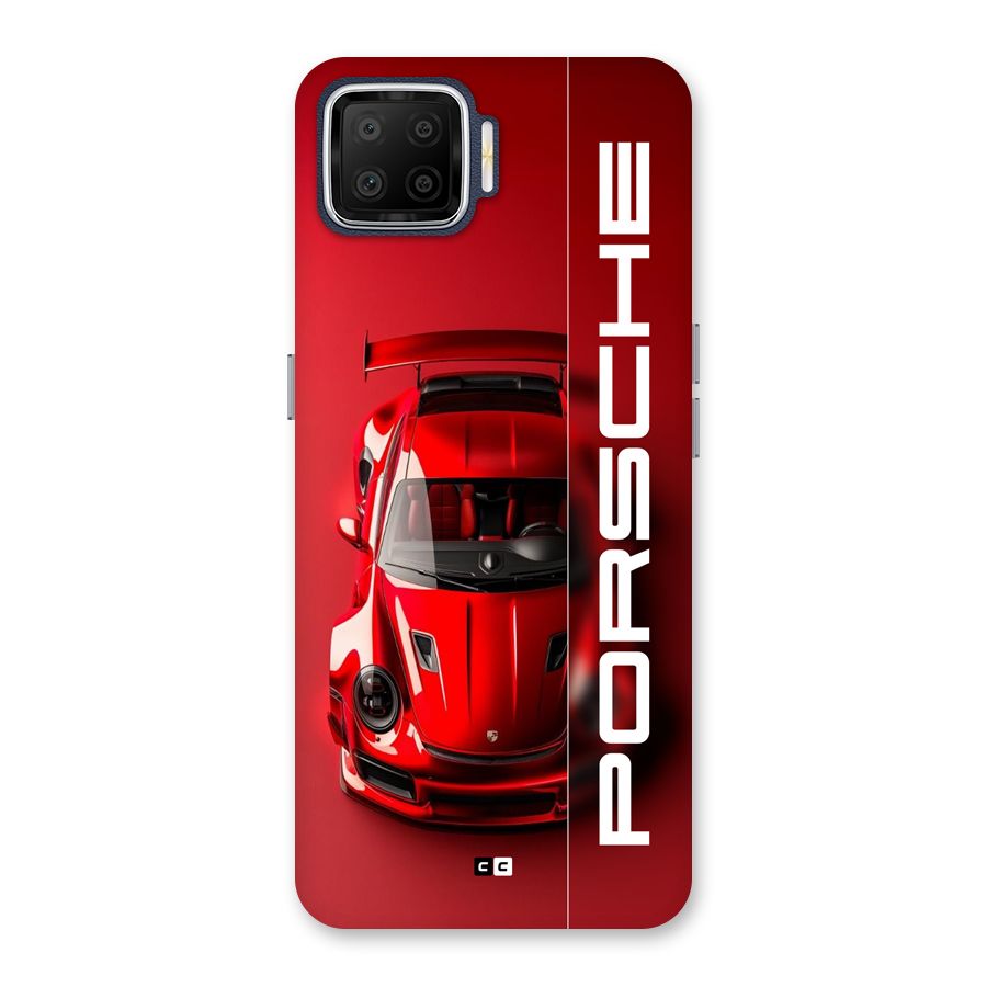 Red Porsche Back Case for Oppo F17