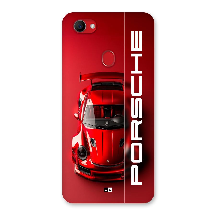Red Porsche Back Case for Oppo F7