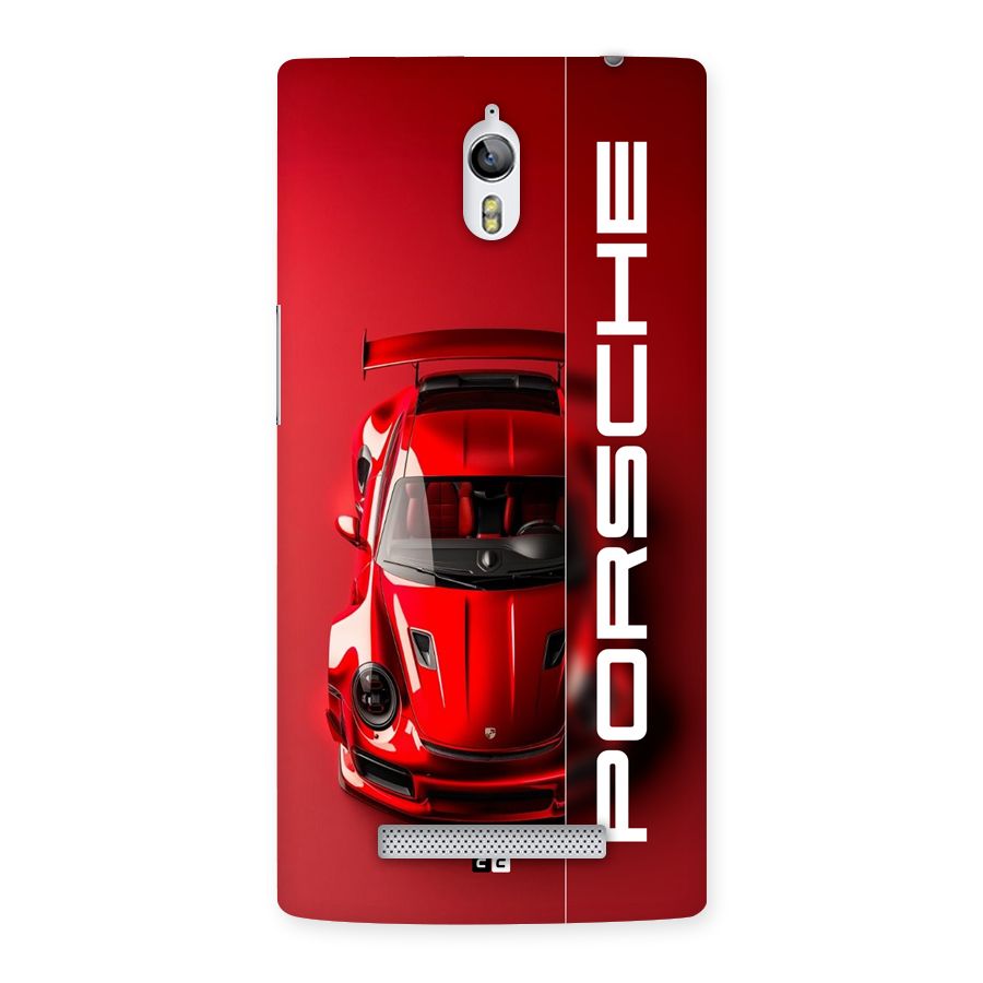 Red Porsche Back Case for Oppo Find 7