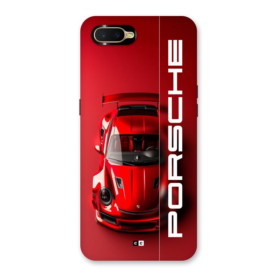 Red Porsche Back Case for Oppo K1