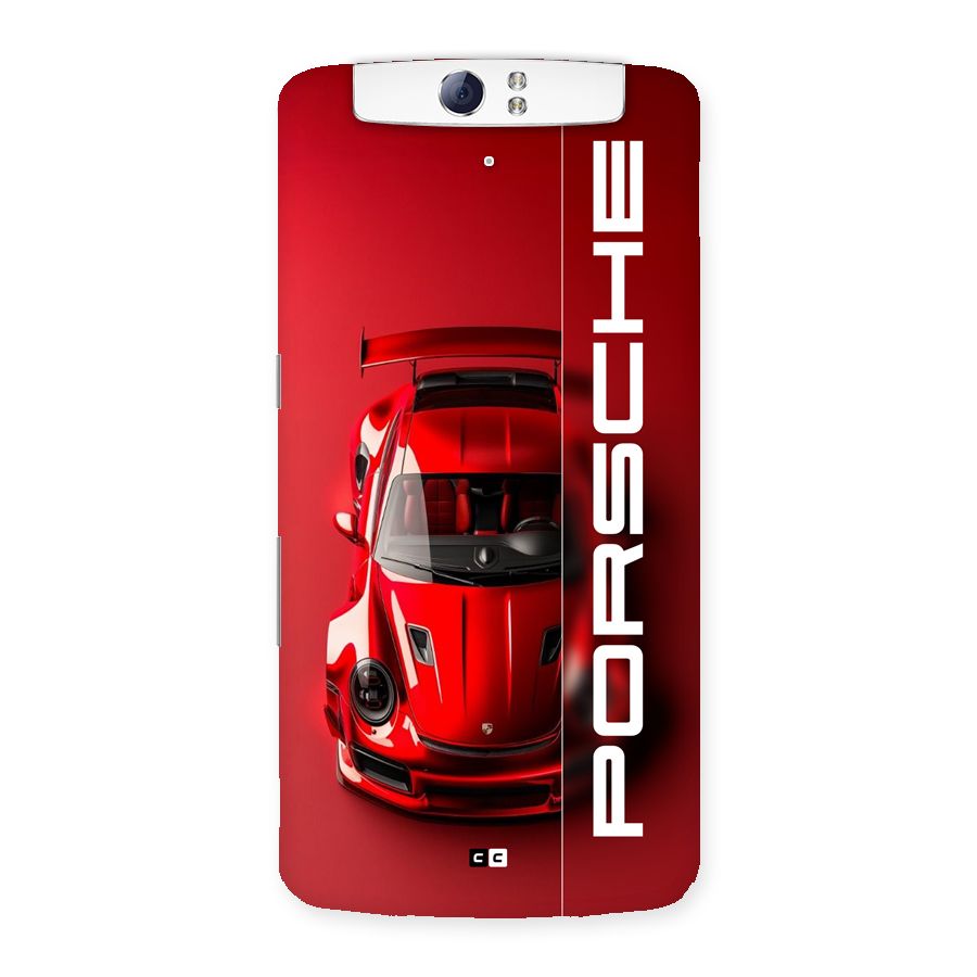 Red Porsche Back Case for Oppo N1