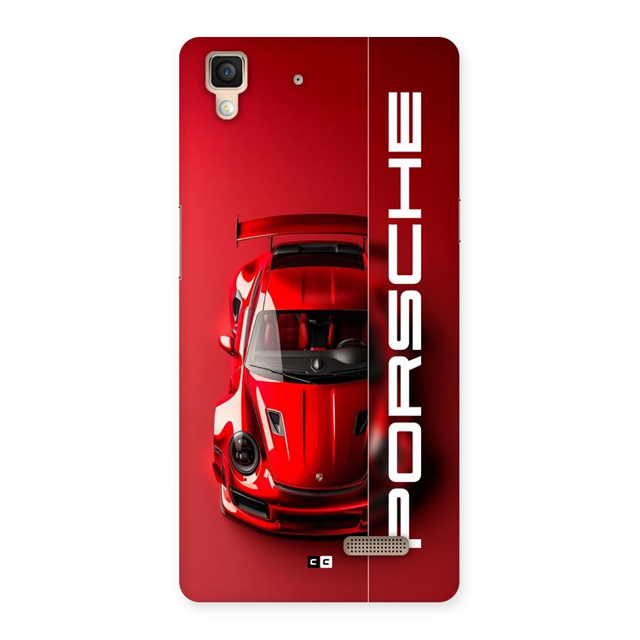Red Porsche Back Case for Oppo R7