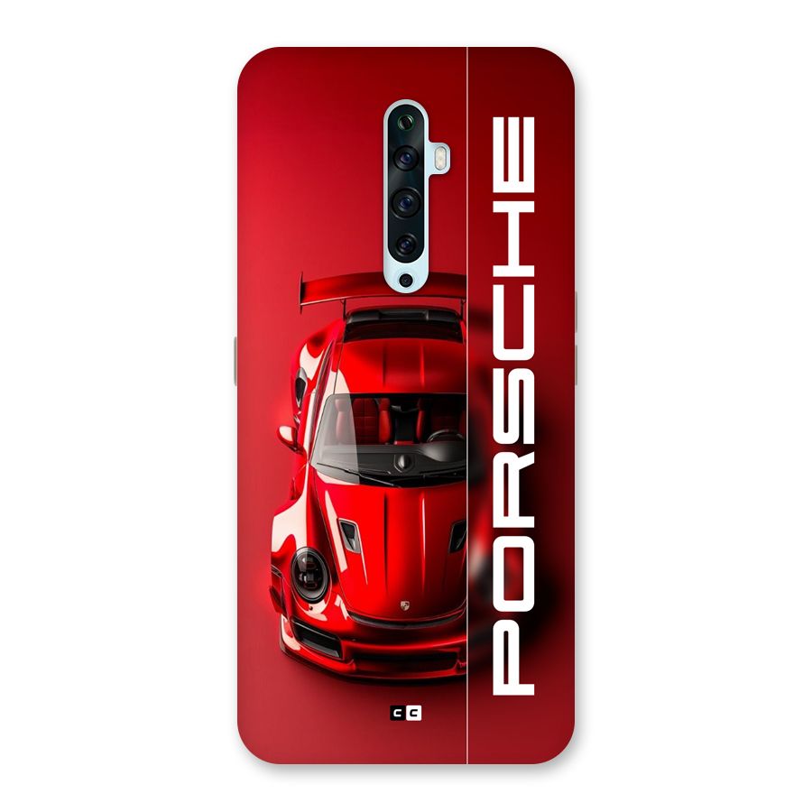 Red Porsche Back Case for Oppo Reno2 Z
