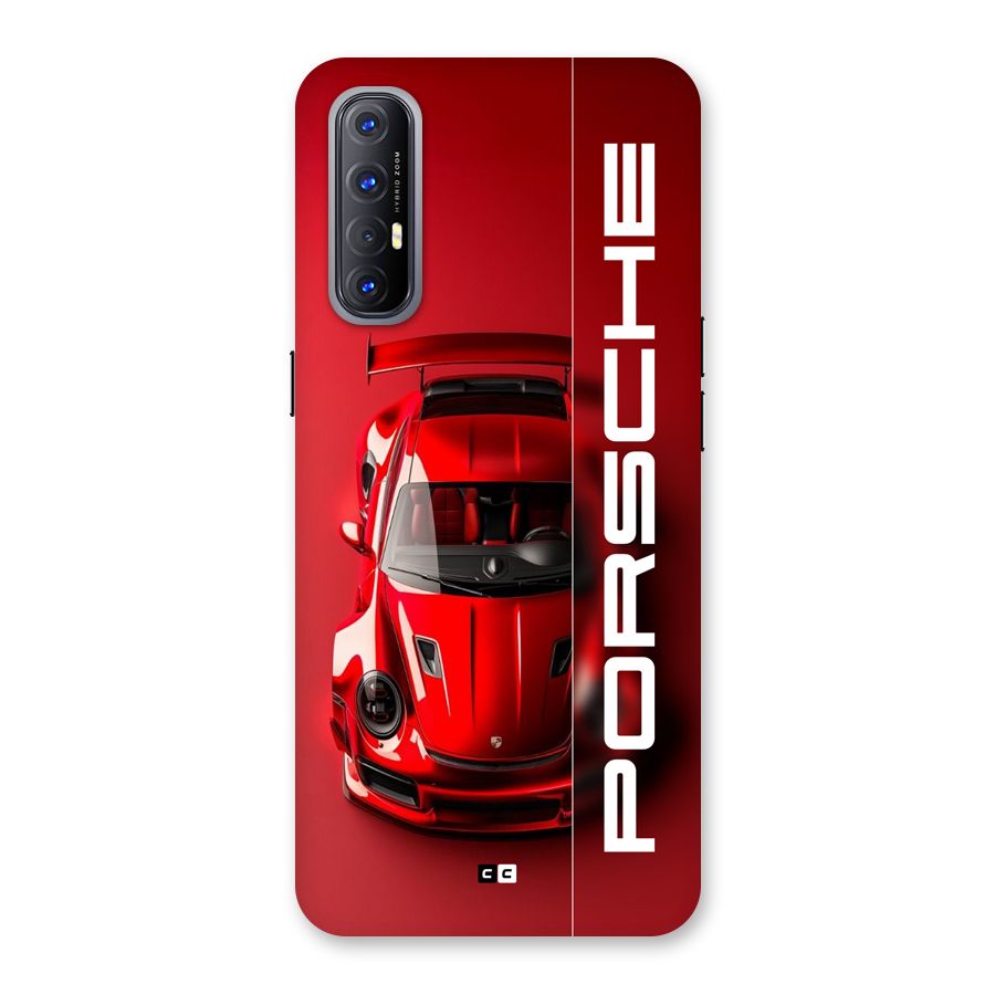 Red Porsche Back Case for Oppo Reno3 Pro