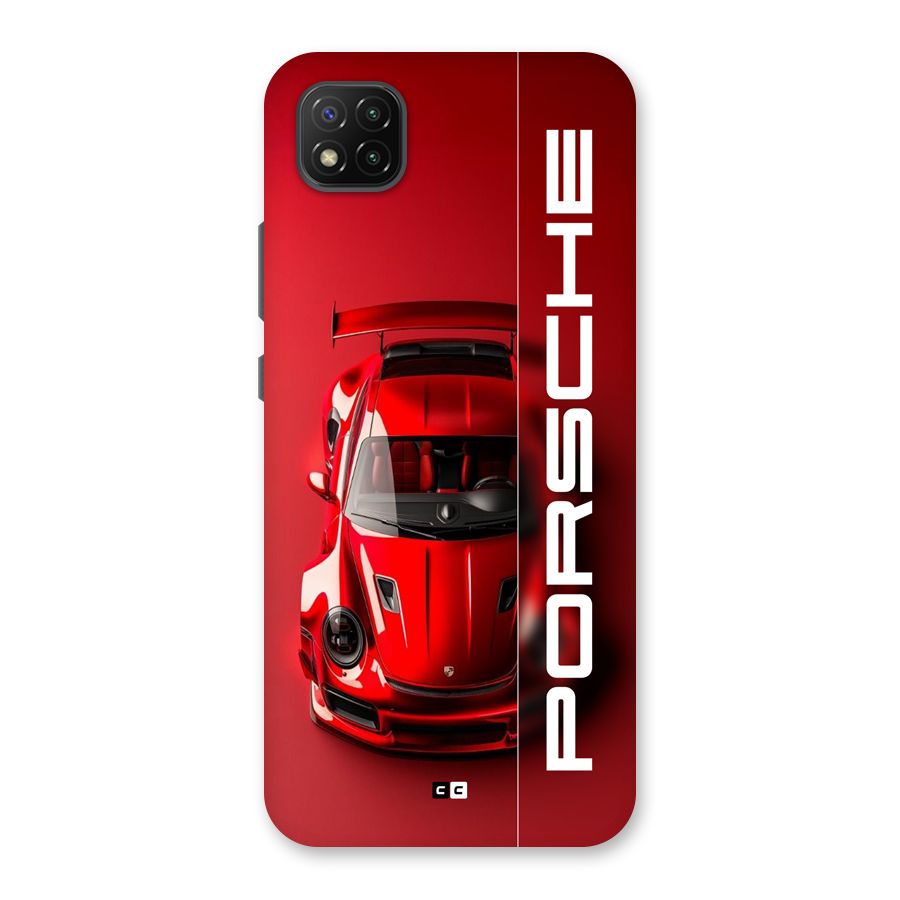 Red Porsche Back Case for Poco C3