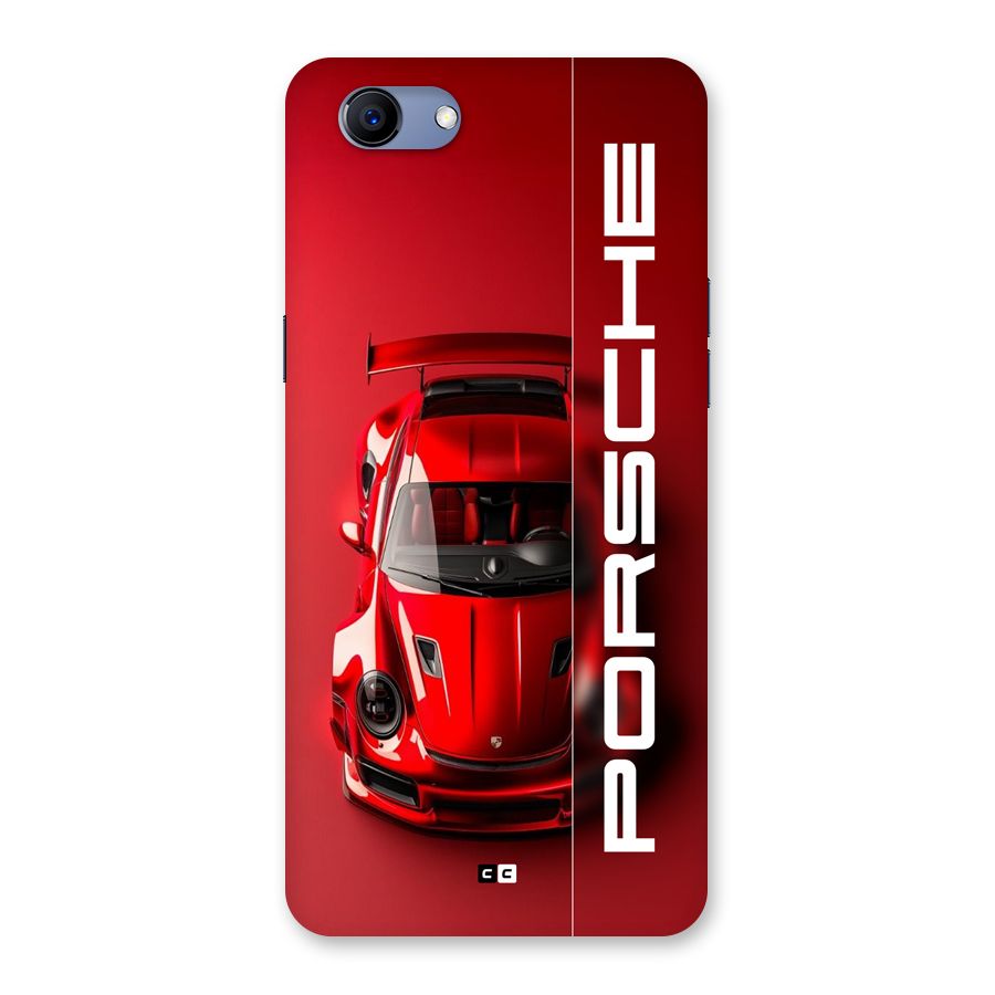 Red Porsche Back Case for Realme 1