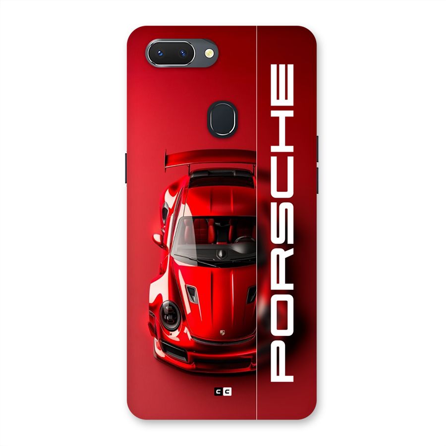 Red Porsche Back Case for Realme 2