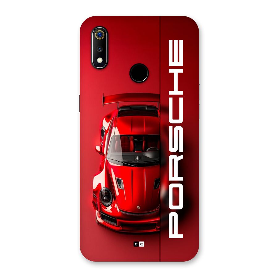 Red Porsche Back Case for Realme 3
