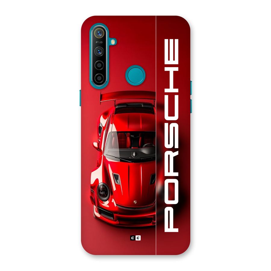 Red Porsche Back Case for Realme 5i