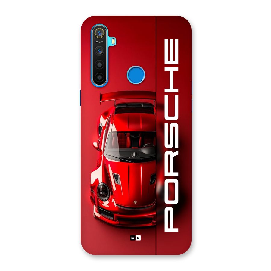 Red Porsche Back Case for Realme 5s