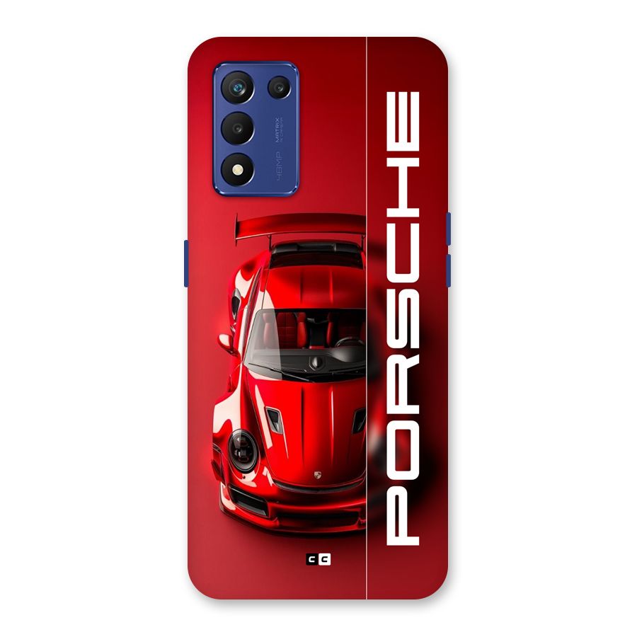 Red Porsche Back Case for Realme 9 5G Speed