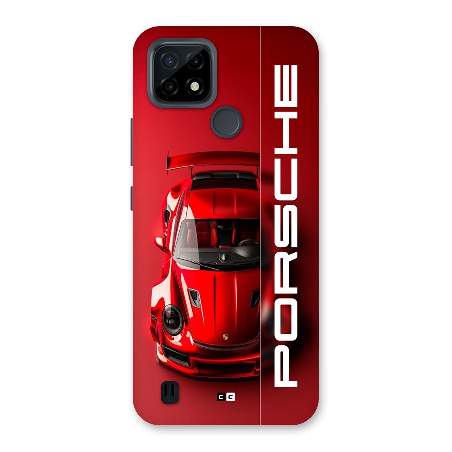 Red Porsche Back Case for Realme C21